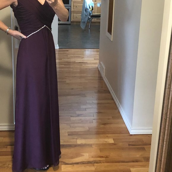 Purple long bridesmaid dress - Picture 3 of 7